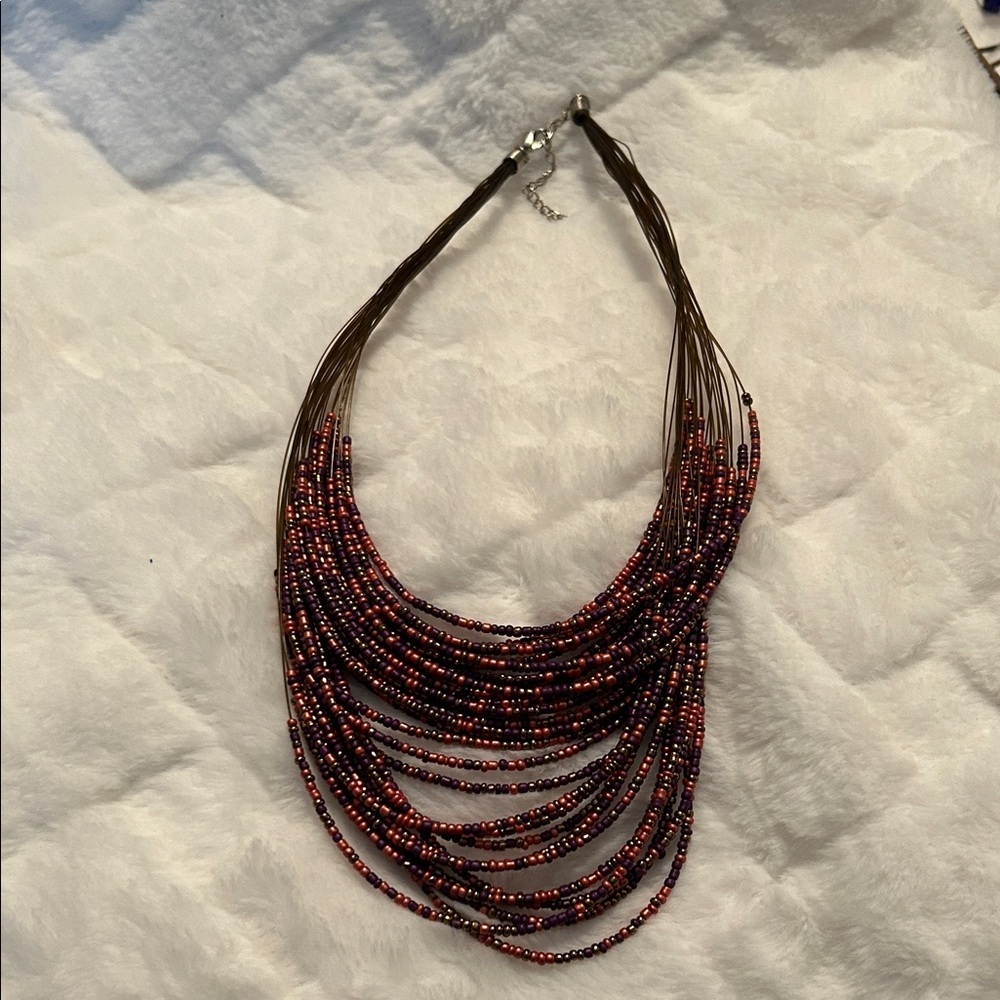 Elegant Multicolor Beaded Necklace